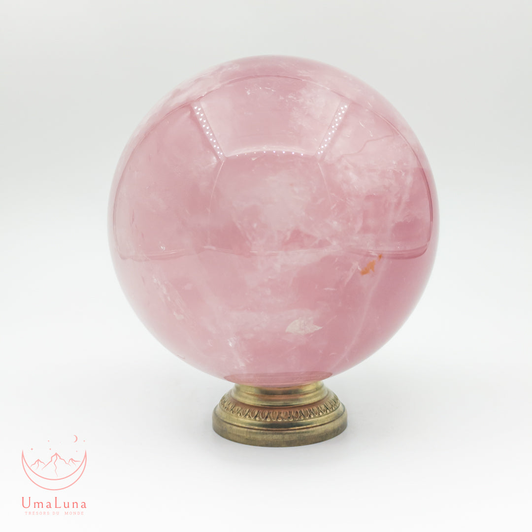 sphère de quartz rose de 1100 grammes