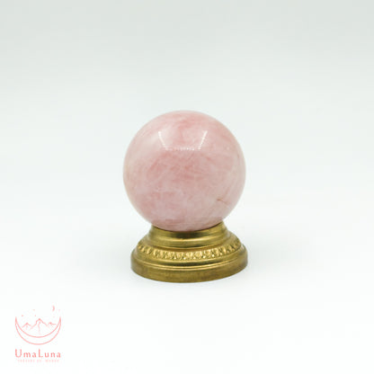 sphère de quartz rose de 90 grammes