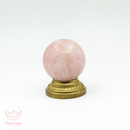 sphère de quartz rose de 90 grammes